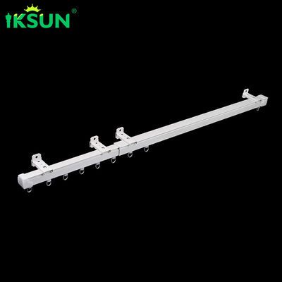 quality Flexible Telescopic Curtain Track Heavy Duty Wall Mount Multifunctional factory